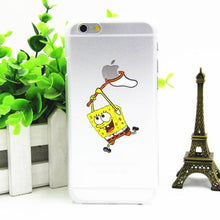 fashion Simpson Mermaid Snow White openwork case for iphone 4 4s 5 5s SE 5c 6/6s 6 plus/6s plus transparent plastic logo design