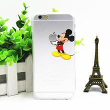 fashion Simpson Mermaid Snow White openwork case for iphone 4 4s 5 5s SE 5c 6/6s 6 plus/6s plus transparent plastic logo design