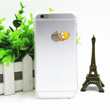 fashion Simpson Mermaid Snow White openwork case for iphone 4 4s 5 5s SE 5c 6/6s 6 plus/6s plus transparent plastic logo design
