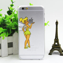 fashion Simpson Mermaid Snow White openwork case for iphone 4 4s 5 5s SE 5c 6/6s 6 plus/6s plus transparent plastic logo design
