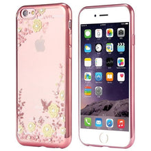 KISSCASE Luxury Rhinestone Soft TPU Case For iPhone 7 6 6s Plus 5 5s SE Samsung Galaxy S6 S7 Edge S8 S8 Plus Diamond Cases Cover
