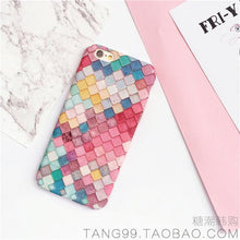 KISSCASE 3D Scales Hard Plastic Case For iPhone 6 7 6S Plus 5S SE Mermaid Squama Pink Green Back Cover For Apple iPhone 6 6S 5S
