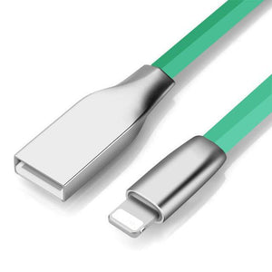 3D Zinc Alloy Fast Charging Micro USB Cable Sync Data Charger USB Cable for iPhone 7 6 6S Plus 5 5s  iPad Samsung LG HTC Huawei