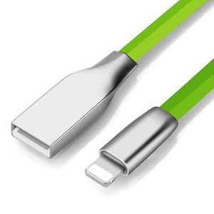 3D Zinc Alloy Fast Charging Micro USB Cable Sync Data Charger USB Cable for iPhone 7 6 6S Plus 5 5s  iPad Samsung LG HTC Huawei