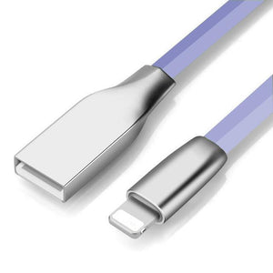 3D Zinc Alloy Fast Charging Micro USB Cable Sync Data Charger USB Cable for iPhone 7 6 6S Plus 5 5s  iPad Samsung LG HTC Huawei