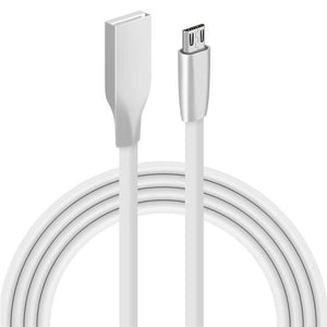 3D Zinc Alloy Fast Charging Micro USB Cable Sync Data Charger USB Cable for iPhone 7 6 6S Plus 5 5s  iPad Samsung LG HTC Huawei