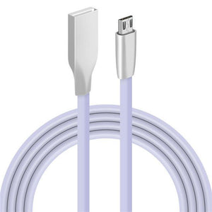 3D Zinc Alloy Fast Charging Micro USB Cable Sync Data Charger USB Cable for iPhone 7 6 6S Plus 5 5s  iPad Samsung LG HTC Huawei