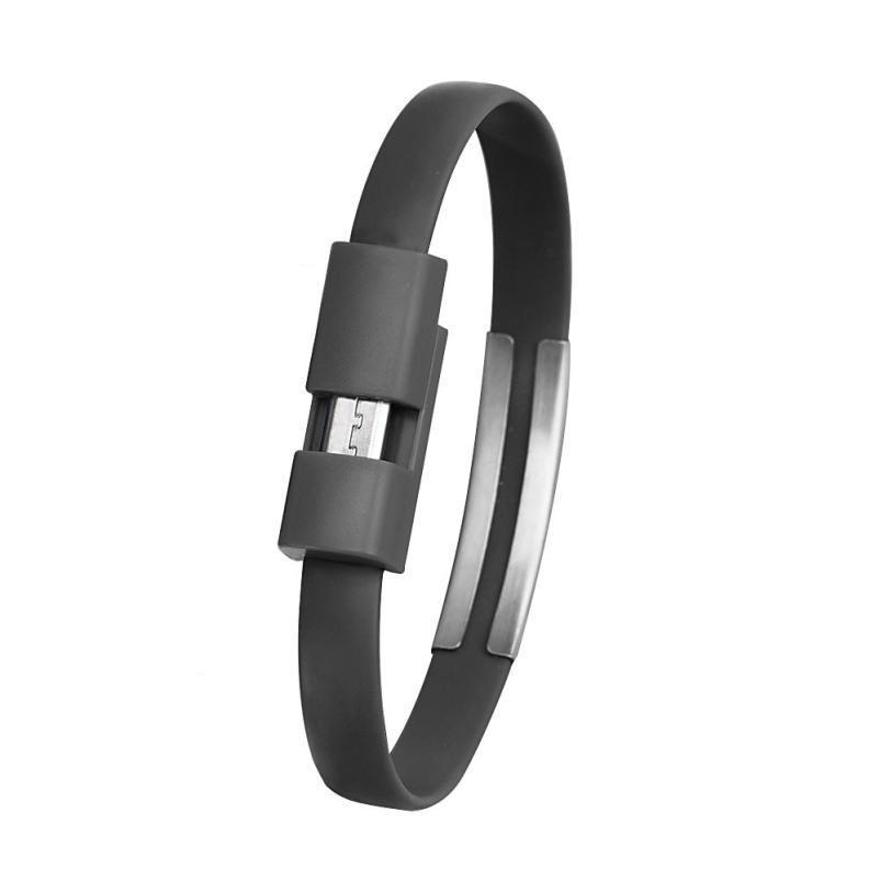 Adroit Wristband Micro USB Cable Charger Charging Data Sync For Android Cell Phone MAR3