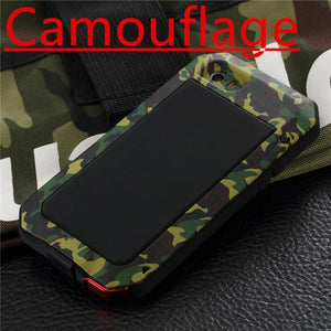 Luxury Doom Armor Life Water Resist Shock Proof Silicone Aluminum Metal Case for IPhone 6 6S 6 S 5S 5 5SE 5C 4S 7 Plus Coque
