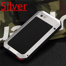 Luxury Doom Armor Life Water Resist Shock Proof Silicone Aluminum Metal Case for IPhone 6 6S 6 S 5S 5 5SE 5C 4S 7 Plus Coque