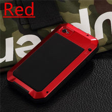 Luxury Doom Armor Life Water Resist Shock Proof Silicone Aluminum Metal Case for IPhone 6 6S 6 S 5S 5 5SE 5C 4S 7 Plus Coque