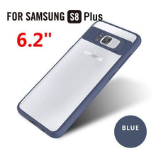 S8 case for Samsung Galaxy S8 Plus cover hard back for Samsung S 8 Samsumg Sansung silicone soft bumper S8 edge case S8plus capa