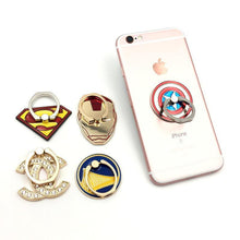 super hero Magnetic Car Cell Phone Case For iPhone Samsung Sony Huawei LG Xiaomi Stand Holder Metal Finger Ring + 360 Degrees