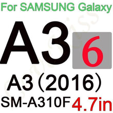 Tempered Glass Screen Protector Film For Samsung Galaxy A3 A5 2017 2016 G530 G355H i9060 G360 S6 S7 J1 J2 J5 Prime J3 Cover Case