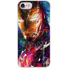 Super Funny Cool Hero SuperMan Iron Man Deadpool Clear Cell Phone Case Cover for Apple iPhone 4 4s 5 5s SE 5c 6 6s 7 Plus
