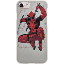 Super Funny Cool Hero SuperMan Iron Man Deadpool Clear Cell Phone Case Cover for Apple iPhone 4 4s 5 5s SE 5c 6 6s 7 Plus