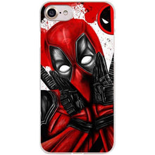 Super Funny Cool Hero SuperMan Iron Man Deadpool Clear Cell Phone Case Cover for Apple iPhone 4 4s 5 5s SE 5c 6 6s 7 Plus