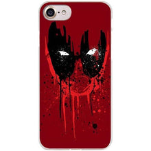 Super Funny Cool Hero SuperMan Iron Man Deadpool Clear Cell Phone Case Cover for Apple iPhone 4 4s 5 5s SE 5c 6 6s 7 Plus