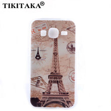 Soft Silicon TPU Back Cover Cute Feather Dandelion Butterfly Tower Pattern Case For Samsung Galaxy Core Prime G360 G3608 G3609