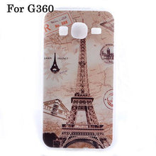 Soft Silicon TPU Back Cover Cute Feather Dandelion Butterfly Tower Pattern Case For Samsung Galaxy Core Prime G360 G3608 G3609