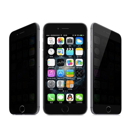 9H 0.3mm Anti Spy Quality Tempered Glass Screen Protector for iphone 4 4s 5s 5c 6 6 Plus Anti-shatter Privacy Protection Film