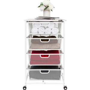 Storage Solutions - 4-Drawer Storage Cart