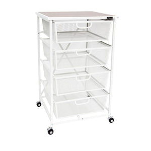 Storage Solutions - 4-Drawer Storage Cart