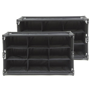 Storage Solutions - 9-Cube Organizer Shelf (2-Pack)