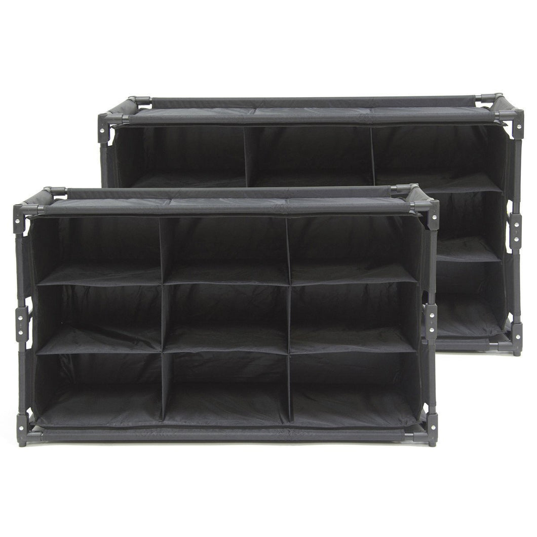 Storage Solutions - 9-Cube Organizer Shelf (2-Pack)